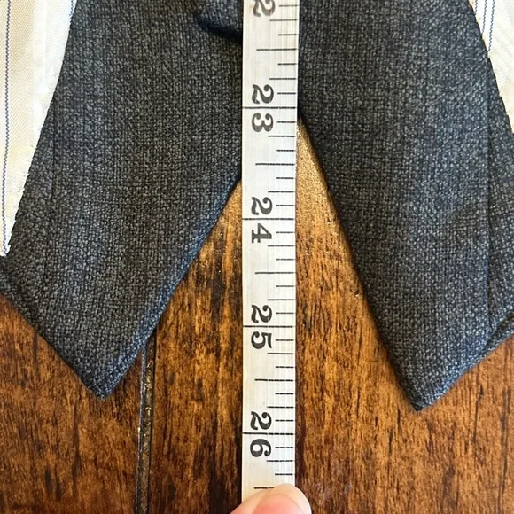 Abugaf TailorsVintage High-Quality Suit Jacket & Vest, Charcoal Gray, 40R